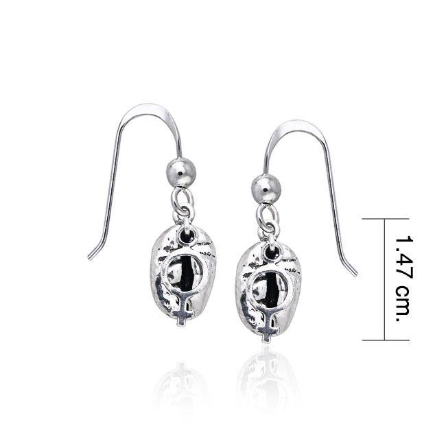 Coffee Bean Earrings TE616 - Jewelry