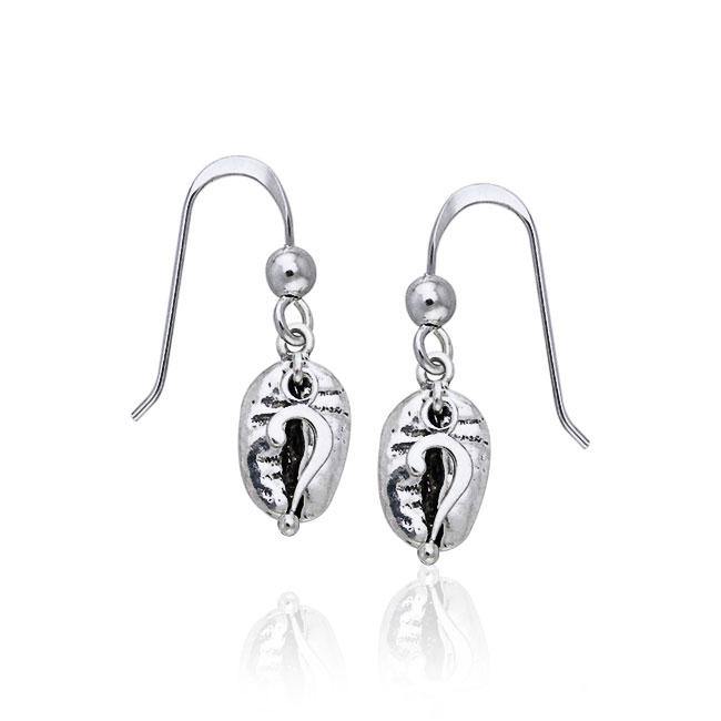 Coffee Bean Earrings TE625 - Jewelry