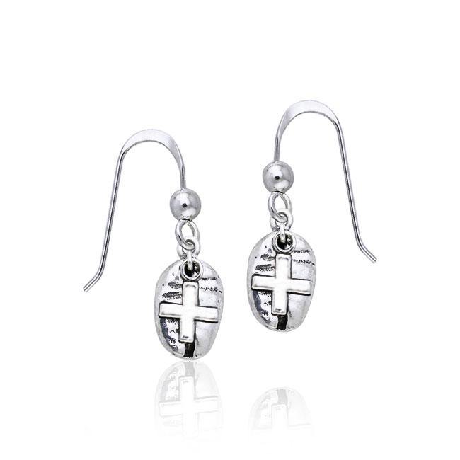 Just Add Coffee Bean Earrings TE629 - Jewelry