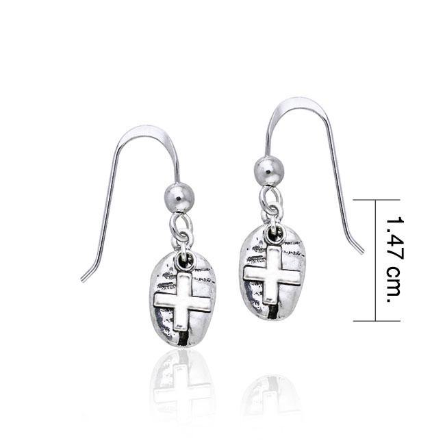 Just Add Coffee Bean Earrings TE629 - Jewelry