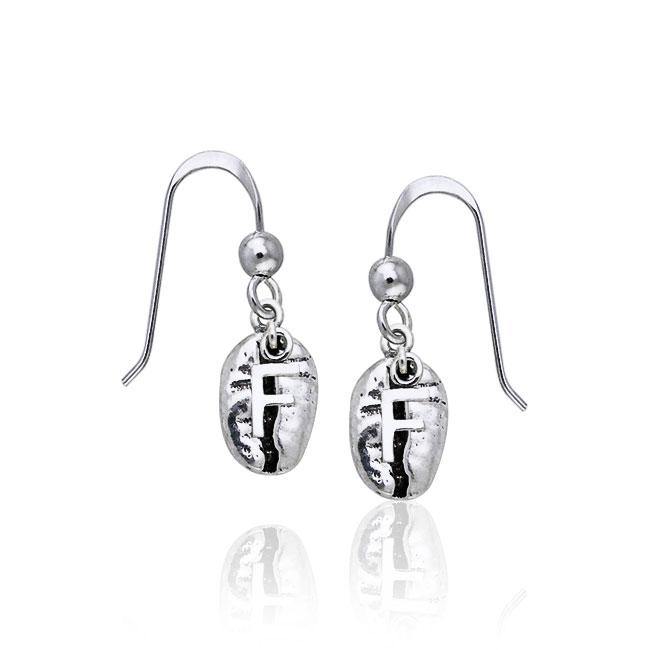 Coffee Bean Earrings TE631 - Jewelry