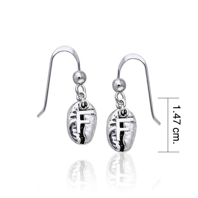 Coffee Bean Earrings TE631 - Jewelry