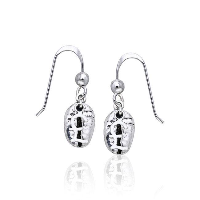 Coffee Bean Earrings TE632 - Jewelry
