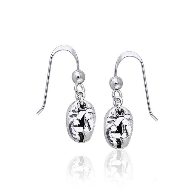 Coffee Bean Earrings TE633 - Jewelry