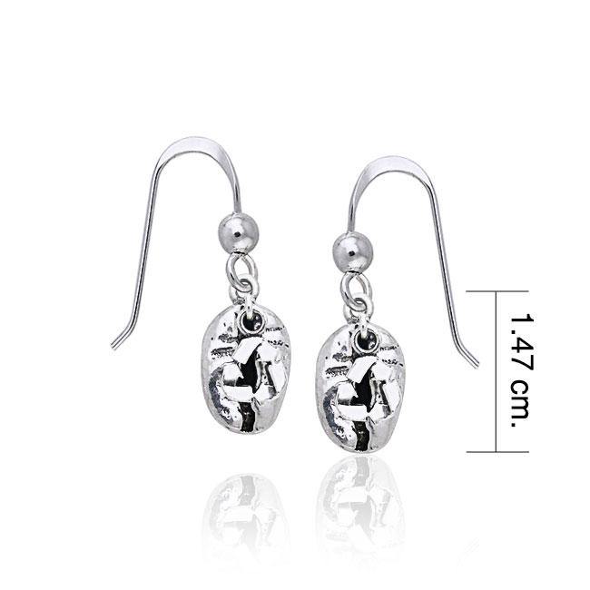 Coffee Bean Earrings TE633 - Jewelry