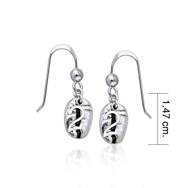 Coffee Bean Earrings TE647 - Jewelry