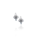 Celtic Knotwork Sterling Silver Post Earrings TE688