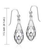 Art Deco Silver Earrings TE946 - Jewelry