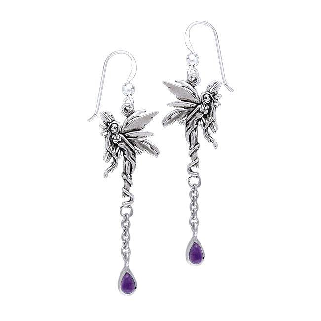 Firefly Fairy Silver Earrings TER001 - Jewelry
