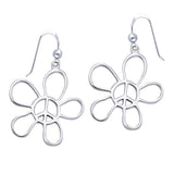 Flower Peace Silver Pendant TER1057 - Jewelry