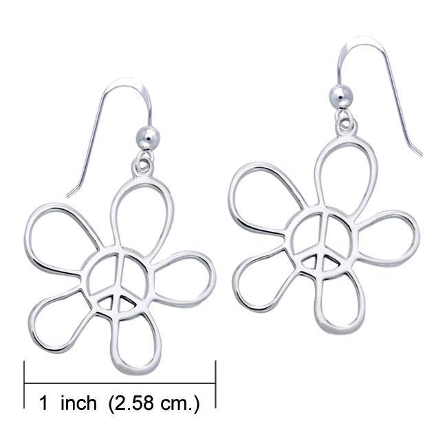 Flower Peace Silver Pendant TER1057 - Jewelry