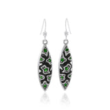 Safari Inspired Silver Earrings with Gemstones TER1177 - Jewelry