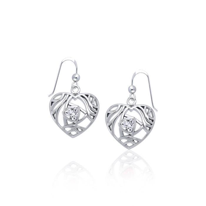 Elegant Sterling Silver Earrings TER1183 - Jewelry