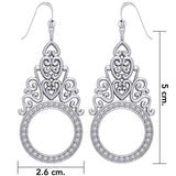 Treasured Memories are Kept in BreeZee Antique Design Silver Earrings TER1218 - Jewelry