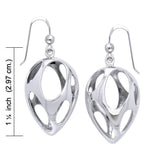 Bold Filigree Silver Earring TER1222 - Jewelry