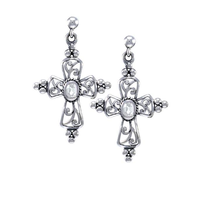 Fashion Cross Earrings TER1240 - Jewelry