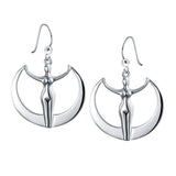 Astra Star Goddess Sterling Silver Earrings By Oberon Zell TER1271