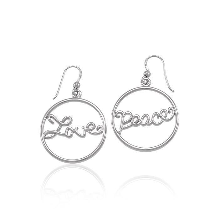 Love and Peace Earrings TER1274 - Jewelry