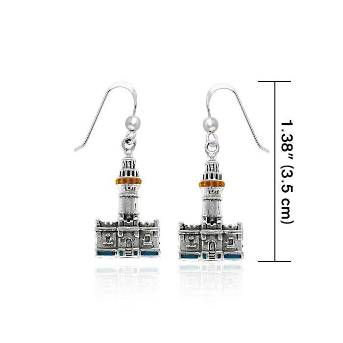 Cape Byron Lighthouse Earrings TER1384 - Jewelry