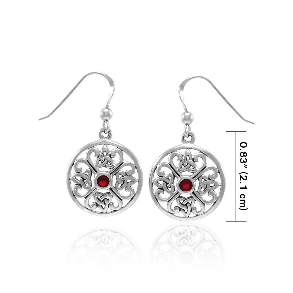 Triquetra Celtic Knot Earrings TER1389 - Jewelry
