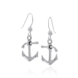 Anchor Sterling Silver Earrings TER1498