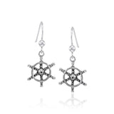 Ship Wheel Earrings TER1499 - Jewelry