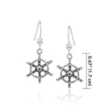 Ship Wheel Earrings TER1499 - Jewelry