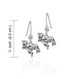 Moose Sterling Silver Earrings TER1502 - Jewelry