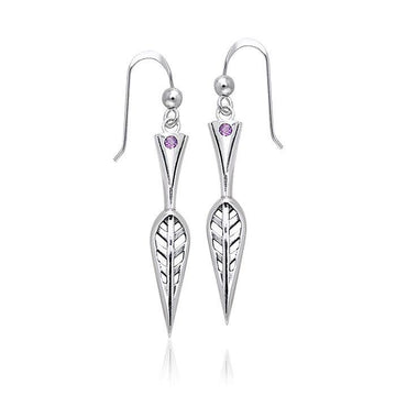 Art Deco Silver Earrings TER152 - Jewelry