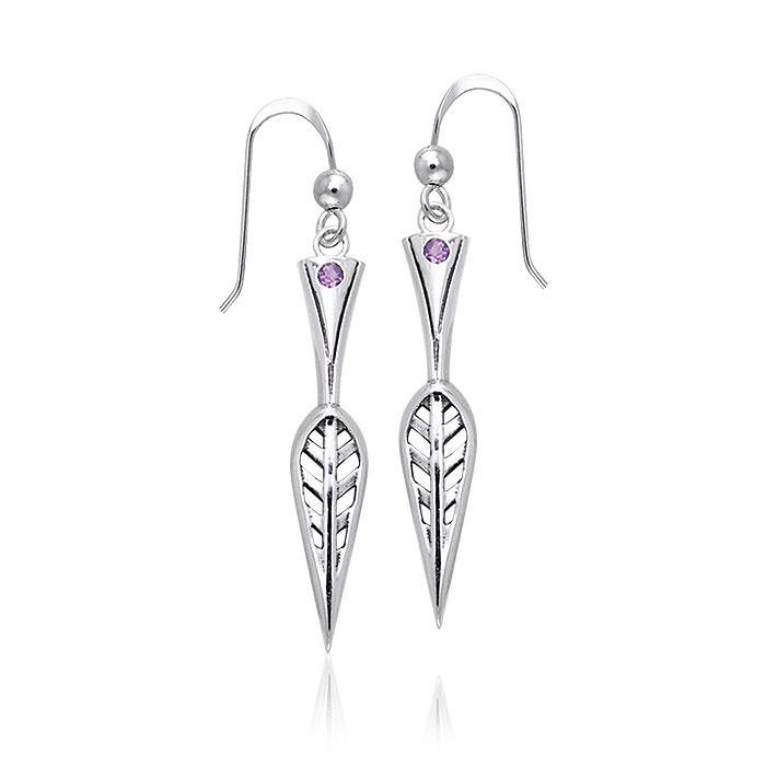 Art Deco Silver Earrings TER152 - Jewelry