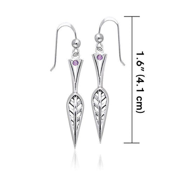 Art Deco Silver Earrings TER152 - Jewelry