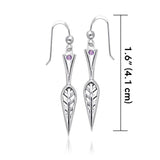Art Deco Silver Earrings TER152 - Jewelry