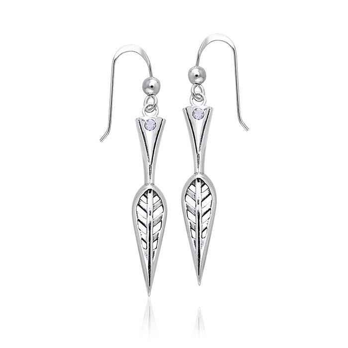 Art Deco Silver Earrings TER152 - Jewelry