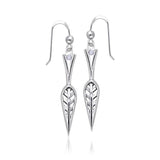 Art Deco Silver Earrings TER152 - Jewelry