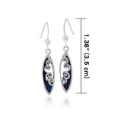 Ocean Wave Inlaid Surfboard Earrings TER1598 - Jewelry