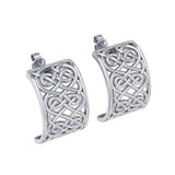 Celtic Knotwork Sterling Silver Post Earring TER1698