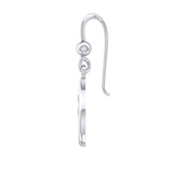 Sterling Silver Wrapping Whale Tail Earrings TER1726 - Jewelry