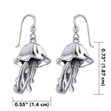 Jellyfish Silver Earrings TER1875 - Jewelry