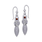 Goddess Knot Silver Earrings TER194 - Jewelry