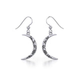 Crescent Moon with Bind Runes Earrings TER1955