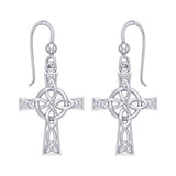 The Celtic Four Point Knot Cross Earrings TER1958 - Jewelry