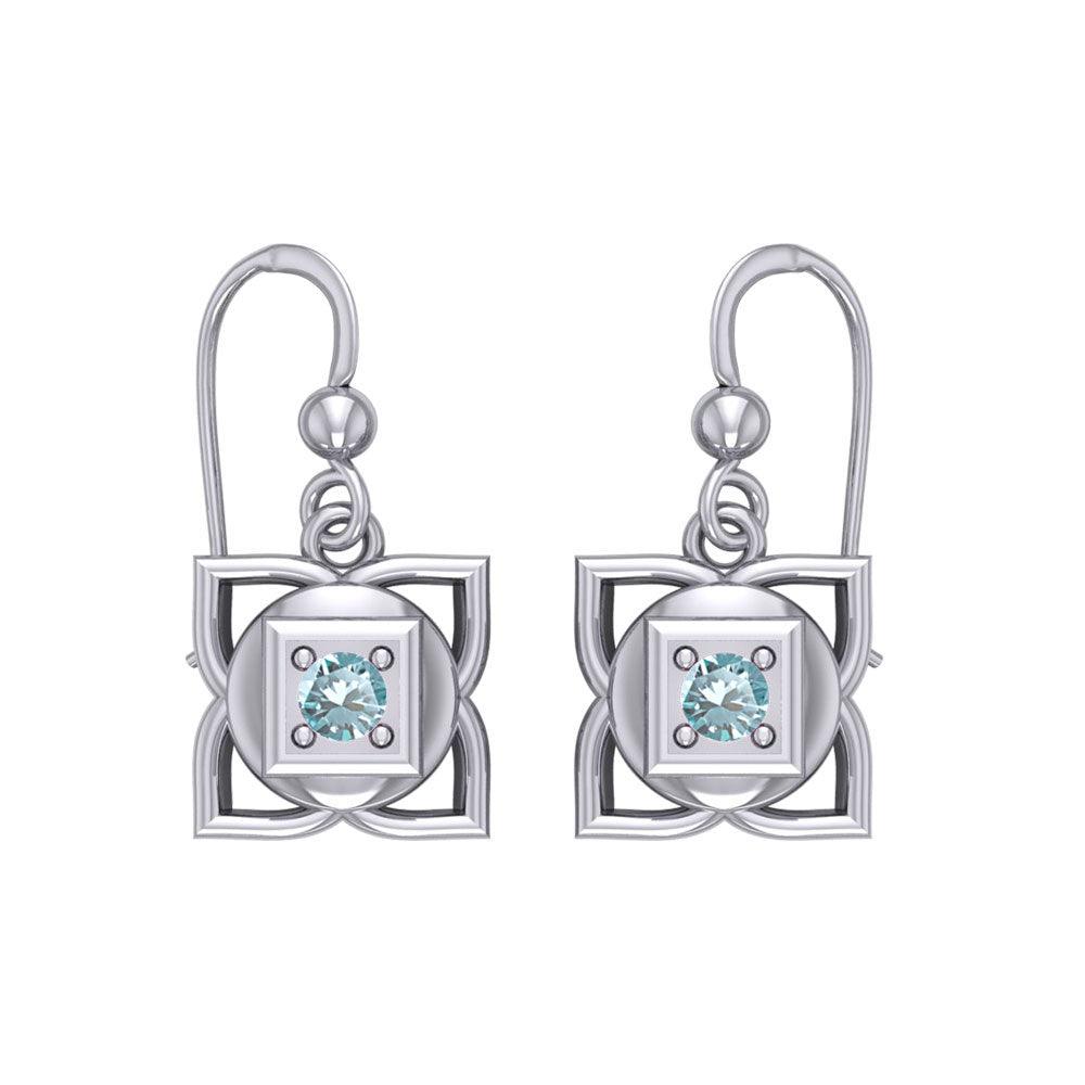 Muladhara Root Chakra Sterling Silver Earrings TER2039 - Jewelry