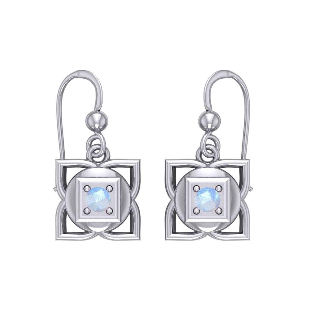 Muladhara Root Chakra Sterling Silver Earrings TER2039 - Jewelry