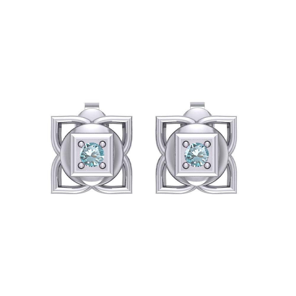 Muladhara Root Chakra Sterling Silver Post Earrings TER2040 - Jewelry