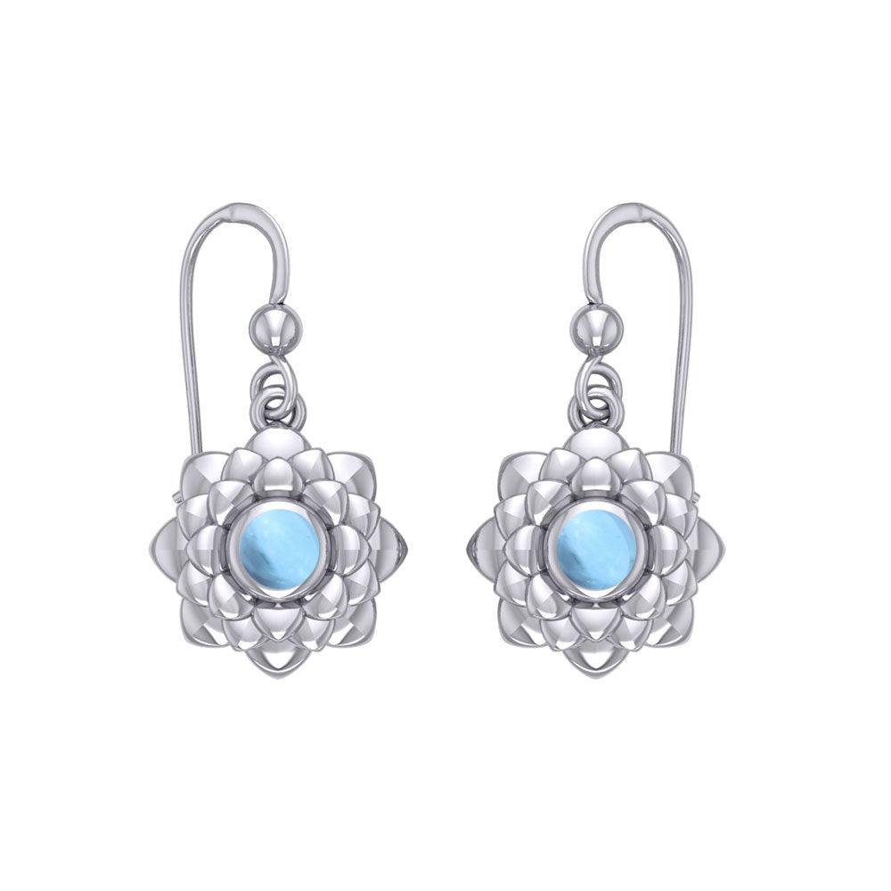 Sahasrara Crown Chakra Sterling Silver Earrings TER2045 - Jewelry