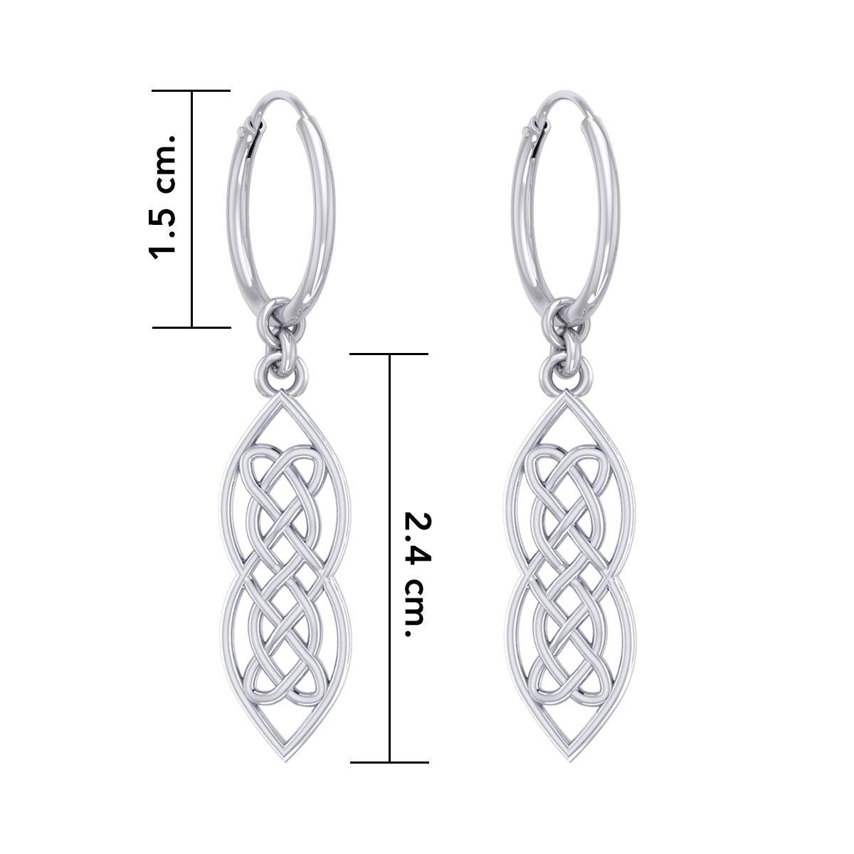 Celtic Entwined Hoop Earrings TER2098 - Jewelry