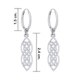 Celtic Entwined Hoop Earrings TER2098 - Jewelry