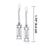 Art Deco Silver Earrings TER219 - Jewelry