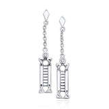 Art Deco Silver Earrings TER219 - Jewelry