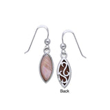 Marquise Cabochon Filigree Earrings TER364 - Jewelry